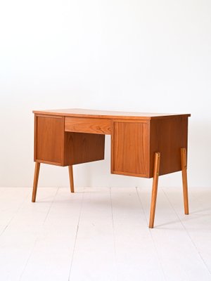 Vintage Desk with Drawers, 1960s-QWP-2034931