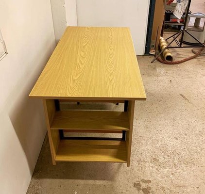 Vintage Desk with Four Drawers-HLV-1428676