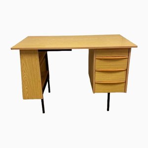 Vintage Desk with Four Drawers-HLV-1428676