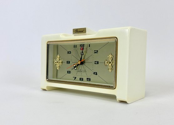 Vintage Diamond Shanghai Alarm Table Clock, 1970s-ZCY-2023678