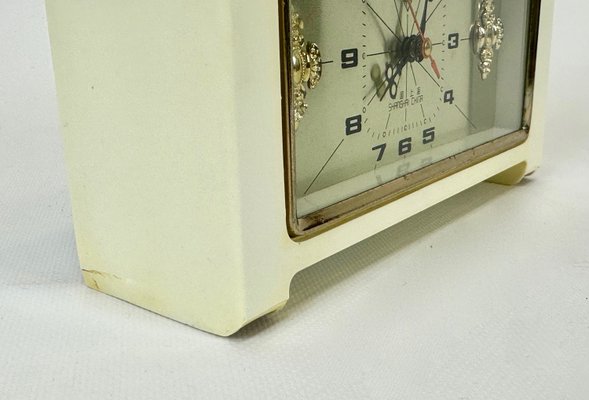 Vintage Diamond Shanghai Alarm Table Clock, 1970s-ZCY-2023678