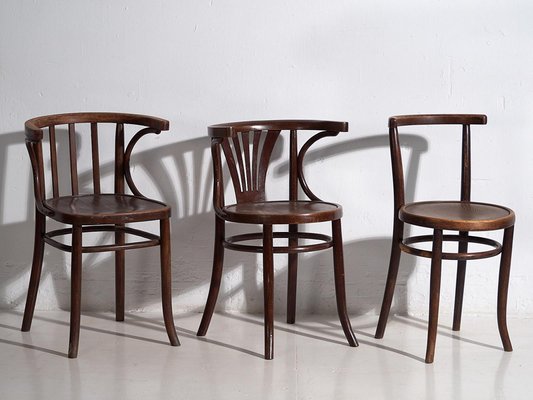 Vintage Dining Chairs, 1940, Set of 6-ZNJ-2035288