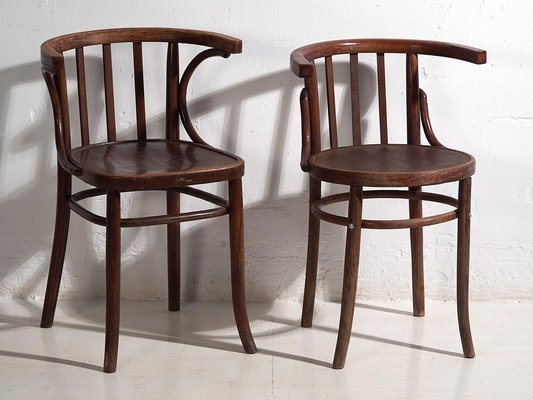 Vintage Dining Chairs, 1940, Set of 6-ZNJ-2035288