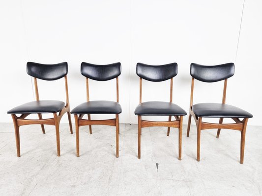 Vintage Dining Chairs attributed to Louis Van Teeffelen, 1960s-IRH-1385805