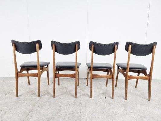 Vintage Dining Chairs attributed to Louis Van Teeffelen, 1960s-IRH-1385805