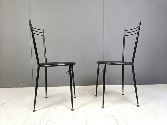 Vintage Dining Chairs by Calligaris, 1980s, Set of 4-IRH-2041123