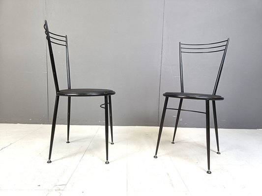 Vintage Dining Chairs by Calligaris, 1980s, Set of 4-IRH-2041123