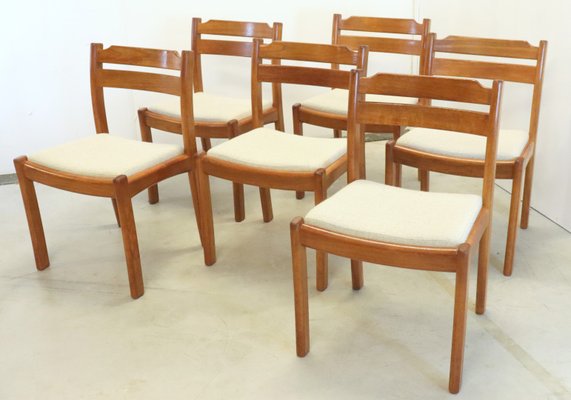 Vintage Dining Chairs from Dyrlund, Set of 6-FYZ-1812315