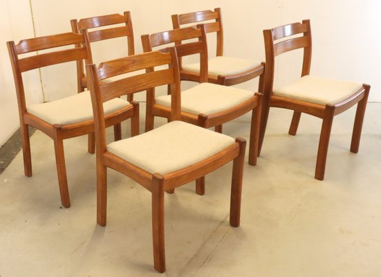 Vintage Dining Chairs from Dyrlund, Set of 6-FYZ-1812315