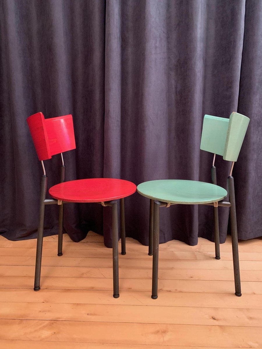 Vintage Dining Chairs from Kusch+Co, 1970s, Set of 4