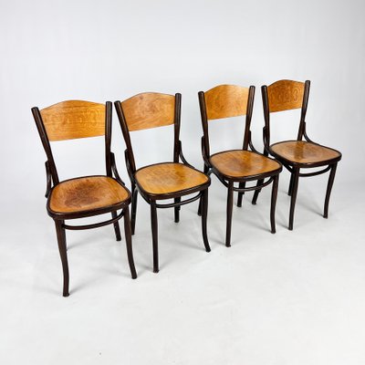 Vintage Dining Chairs from Thonet, 1930s, Set of 4-RMX-1820955