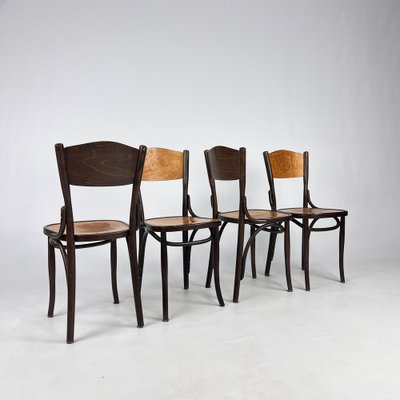 Vintage Dining Chairs from Thonet, 1930s, Set of 4-RMX-1820955