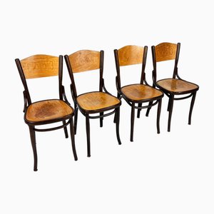 Vintage Dining Chairs from Thonet, 1930s, Set of 4-RMX-1820955