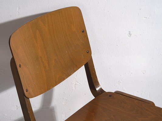 Vintage Dining Chairs from Thonet, 1950, Set of 4-ZNJ-2035289