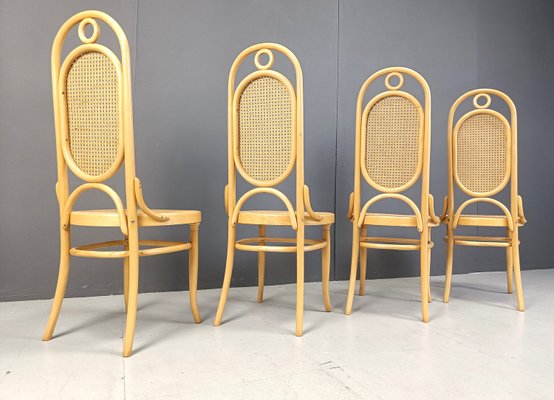 Vintage Dining Chairs in Bentwood from Thonet, 1970s, Set of 4-IRH-2028311