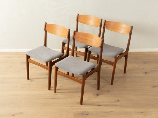 Vintage Dining Room Chairs, 1960s, Set of 4-GPP-1792881