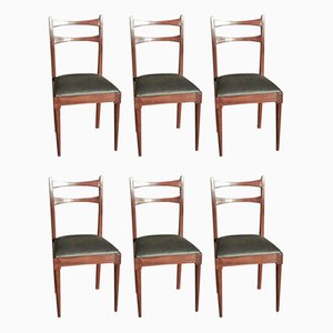 Vintage Dining Room Chairs, 1970s, Set of 6-GEL-828030