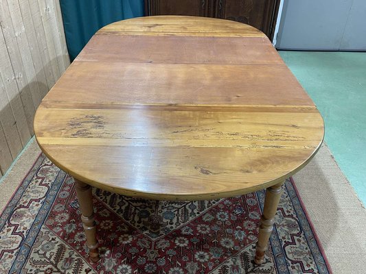 Vintage Dining Table in Cherry, 1930s-QYF-1768481