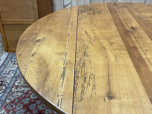 Vintage Dining Table in Cherry, 1930s-QYF-1768481