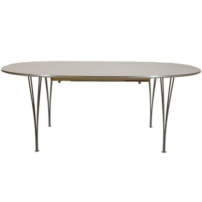 Vintage Dining Table in White by Piet Hein, 1990s-MTD-1731327