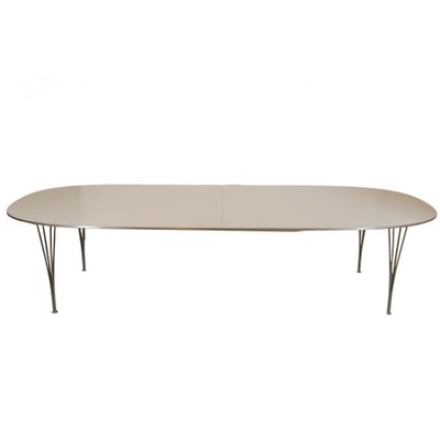 Vintage Dining Table in White by Piet Hein, 1990s-MTD-1731327