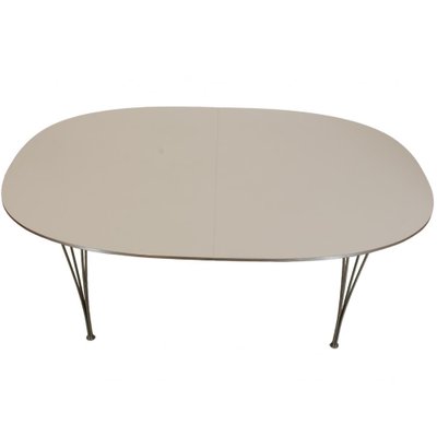 Vintage Dining Table in White by Piet Hein, 1990s-MTD-1731327