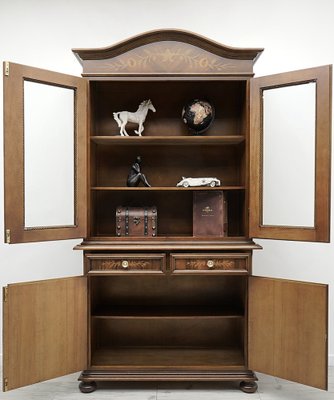 Vintage Display Cabinet in Mahogany, 1970s-ZFH-2043385