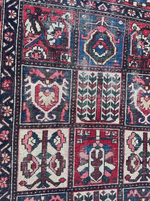 Vintage Distressed Bakhtiar Rug, 1950s-YMM-1732602