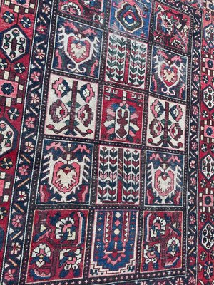 Vintage Distressed Bakhtiar Rug, 1950s-YMM-1732602