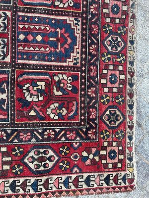 Vintage Distressed Bakhtiar Rug, 1950s-YMM-1732602