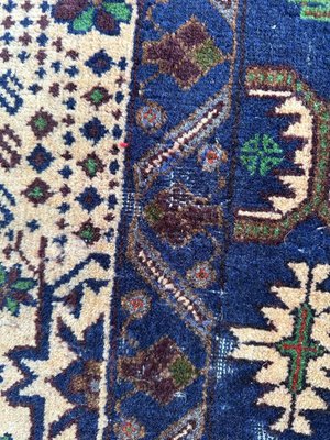 Vintage Distressed Baluch Afghan Rug, 1970s-YMM-1732605