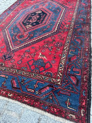 Vintage Distressed Hamadan Rug, 1950s-YMM-1732599