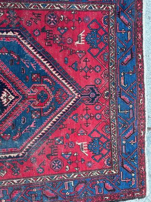 Vintage Distressed Hamadan Rug, 1950s-YMM-1732599