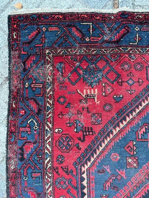 Vintage Distressed Hamadan Rug, 1950s-YMM-1732599