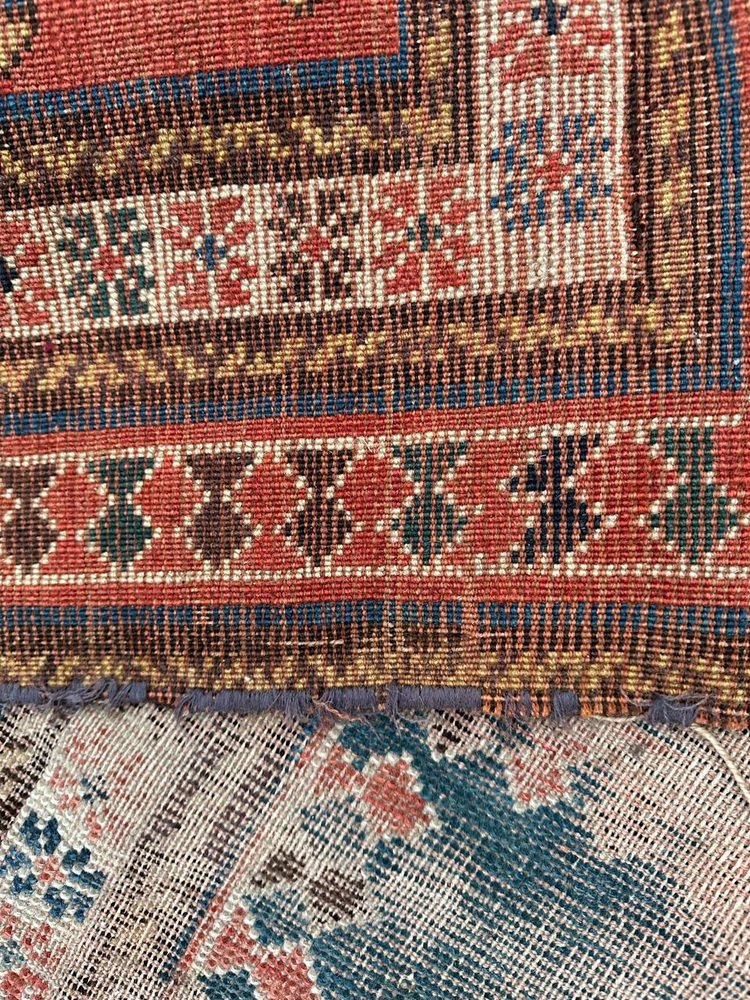 Vintage Distressed Kazak Rug