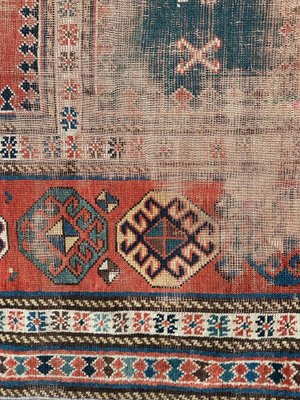 Vintage Distressed Kazak Rug-YMM-1793366