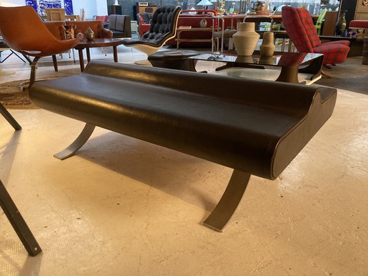 Vintage Double-Sided Museum Bench, 1960s-QVY-1747247