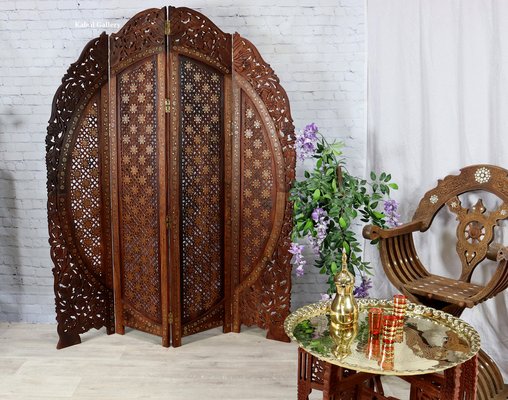 Vintage Double-Sided Room Divider in Teak, 1980s-UZN-1397121