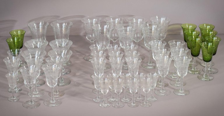 Vintage Drinking Glasses, 1890s, Set of 45-AOI-1720300