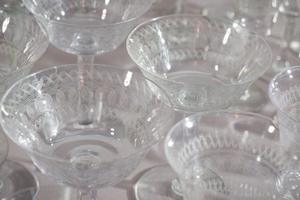 Vintage Drinking Glasses, 1890s, Set of 45-AOI-1720300