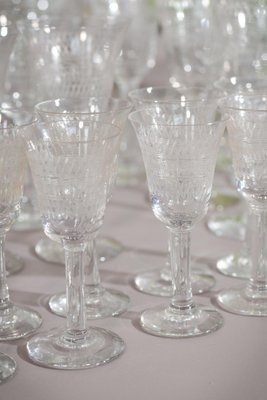 Vintage Drinking Glasses, 1890s, Set of 45-AOI-1720300