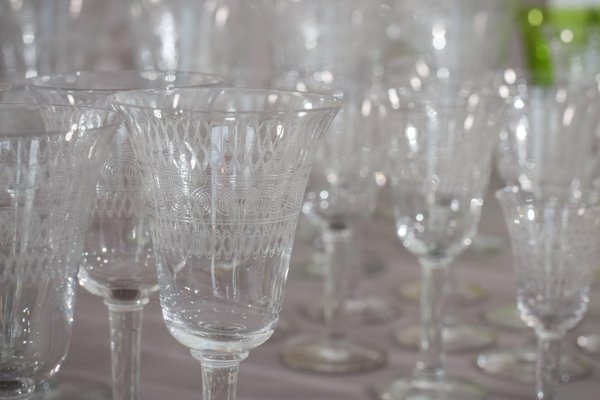 Vintage Drinking Glasses, 1890s, Set of 45-AOI-1720300