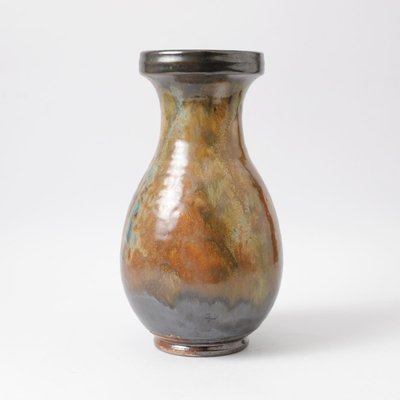 Vintage Drip Glaze Vase by Roger Guerin, 1930s-IXK-940967