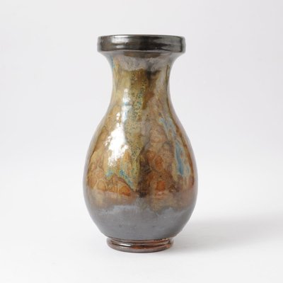 Vintage Drip Glaze Vase by Roger Guerin, 1930s-IXK-940967