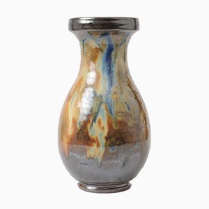 Vintage Drip Glaze Vase by Roger Guerin, 1930s-IXK-940967