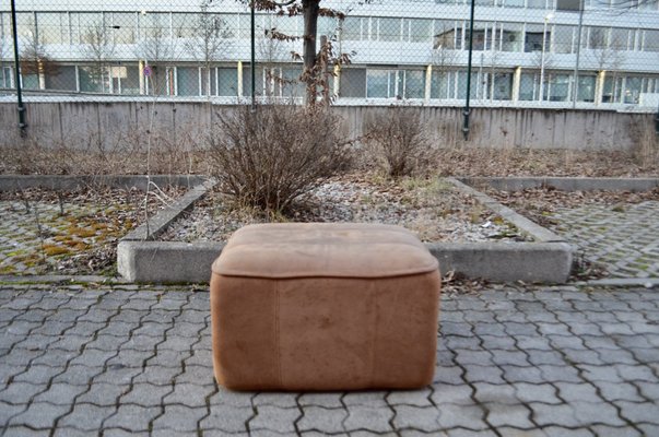 Vintage DS-44 Neck Leather Ottoman Pouf from De Sede, 1970s-UF-1373141