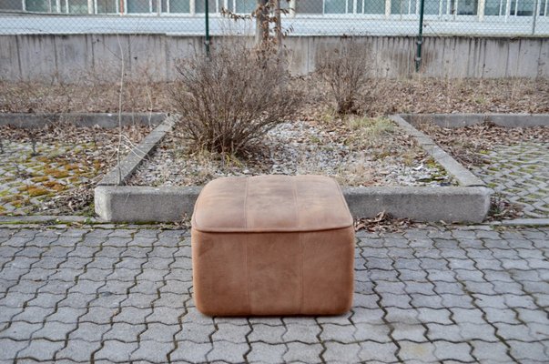 Vintage DS-44 Neck Leather Ottoman Pouf from De Sede, 1970s-UF-1373141