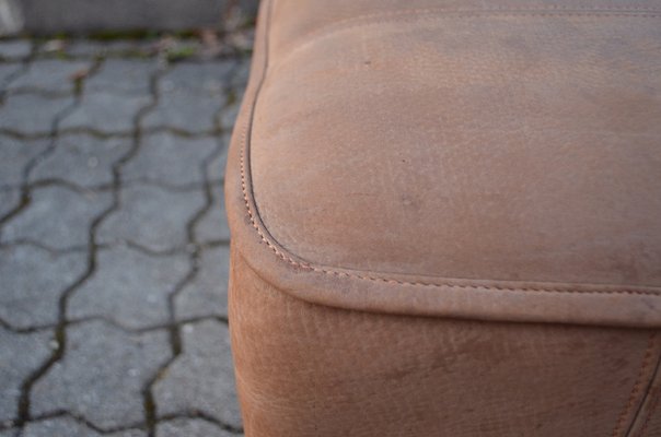 Vintage DS-44 Neck Leather Ottoman Pouf from De Sede, 1970s-UF-1373141