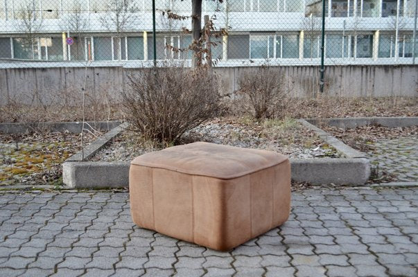 Vintage DS-44 Neck Leather Ottoman Pouf from De Sede, 1970s-UF-1373141