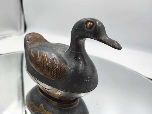 Vintage Duck Jewelry Container, 1950s-CAQ-1794953